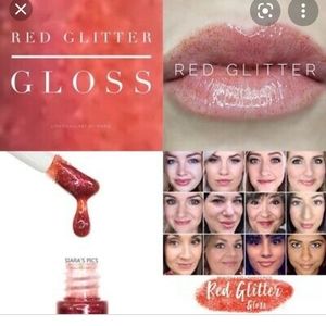 Lipsense Red Glitter Gloss